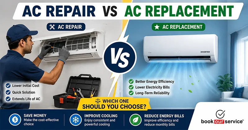 AC Repair vs AC Replacement: Which One Should You Choose?