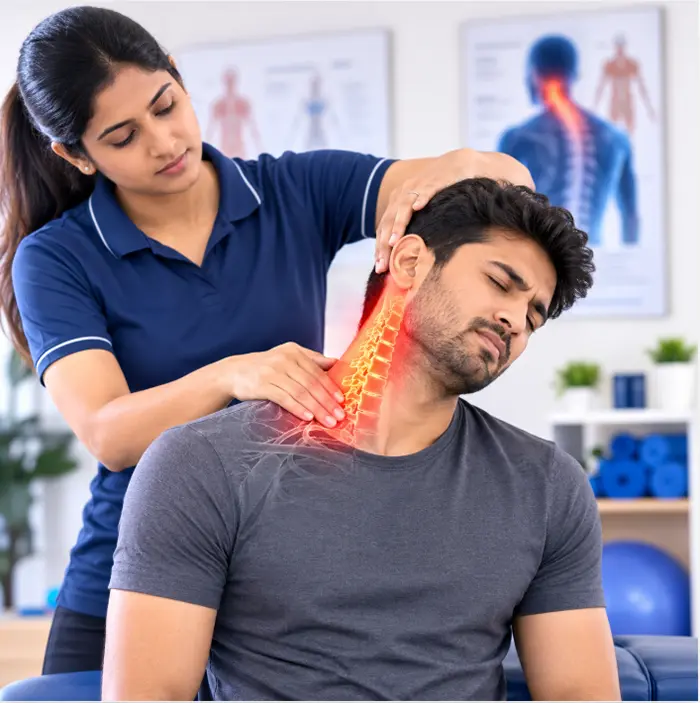 Cervical Pain Treatment – Advanced Physiotherapy for Fast Pain Relief at Home