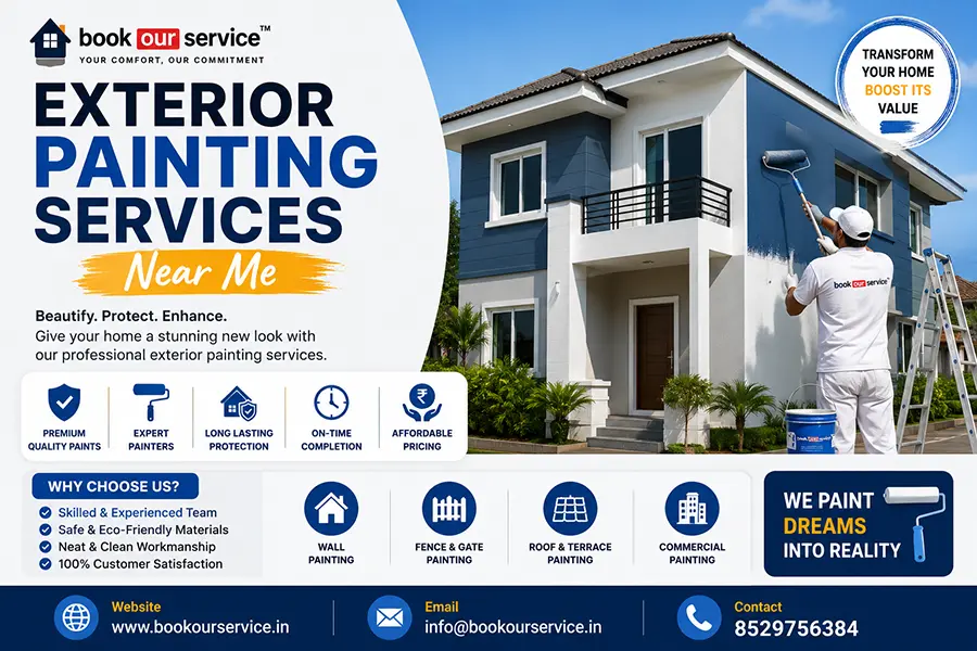 Exterior Wall Painting Services for Home and Office