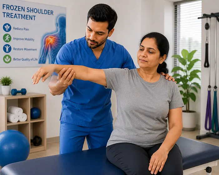 Frozen Shoulder Treatment – Expert Physiotherapy for Fast Pain Relief at Home