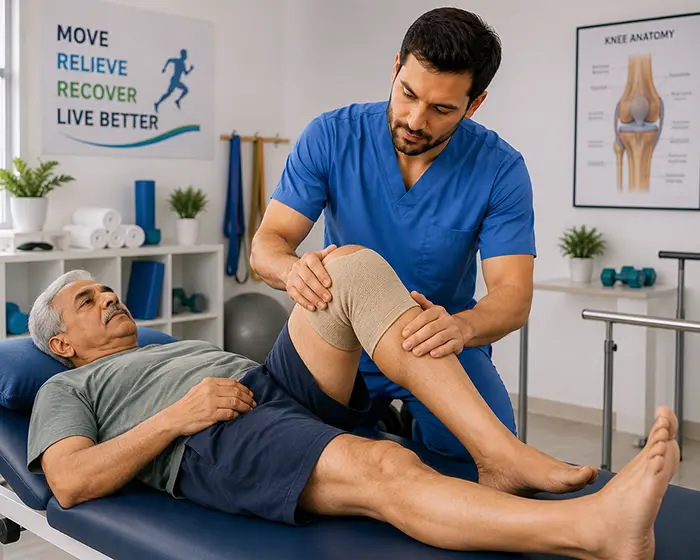 Knee Pain Physiotherapy – Expert Treatment for Fast Pain Relief at Home