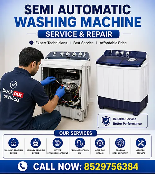 Semi-Automatic Washing Machine Service & Repair